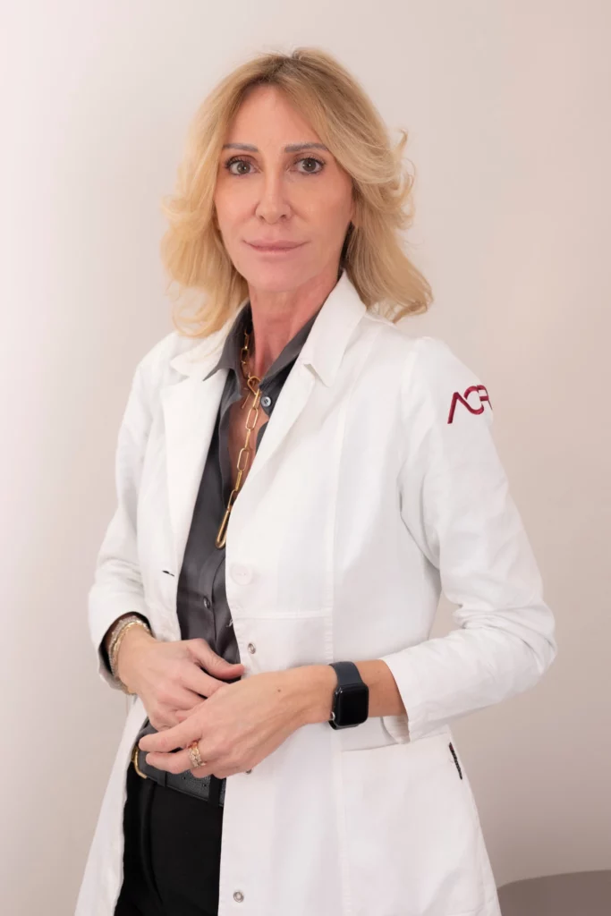 Foto della dottoressa Flenda presso il centro di Medicina Estetica Aori Medical Beauty Clinic di Varese